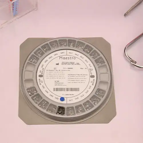 براکت فلزی 10 کیسی Ortho Organizer - 1
