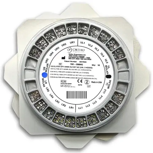 براکت فلزی 10 کیسی Ortho Organizer - 3
